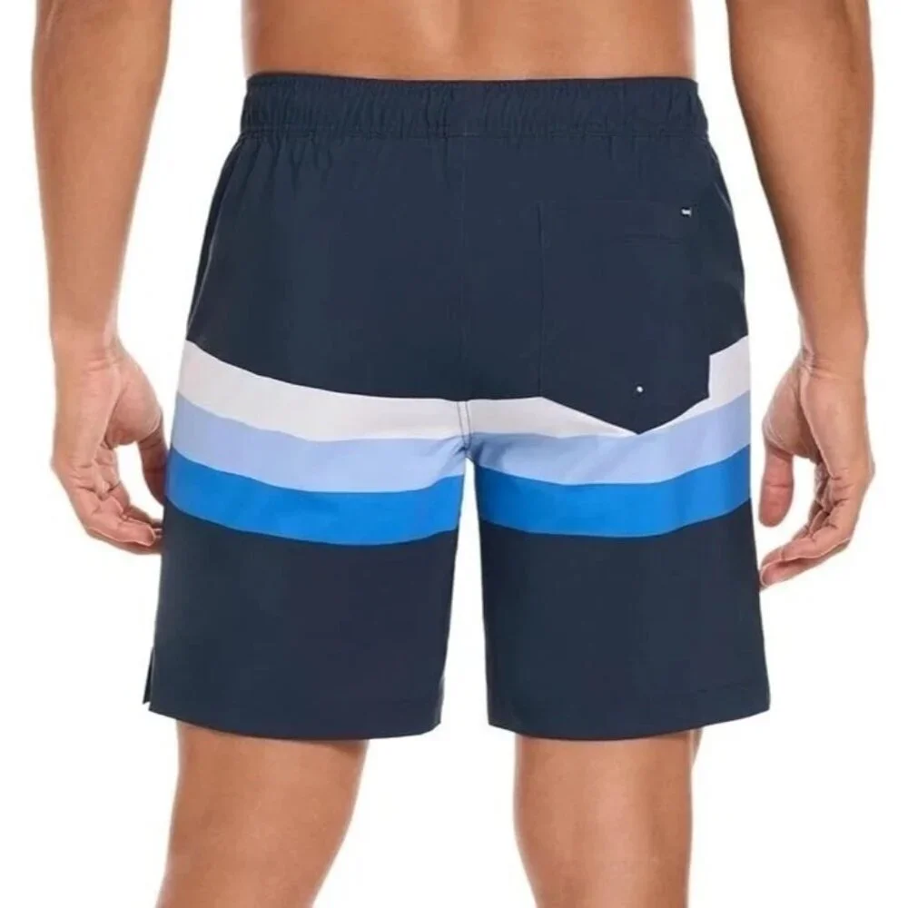 Hurley Men's XXL Swim Shorts Navy Blue Color Block N0790
